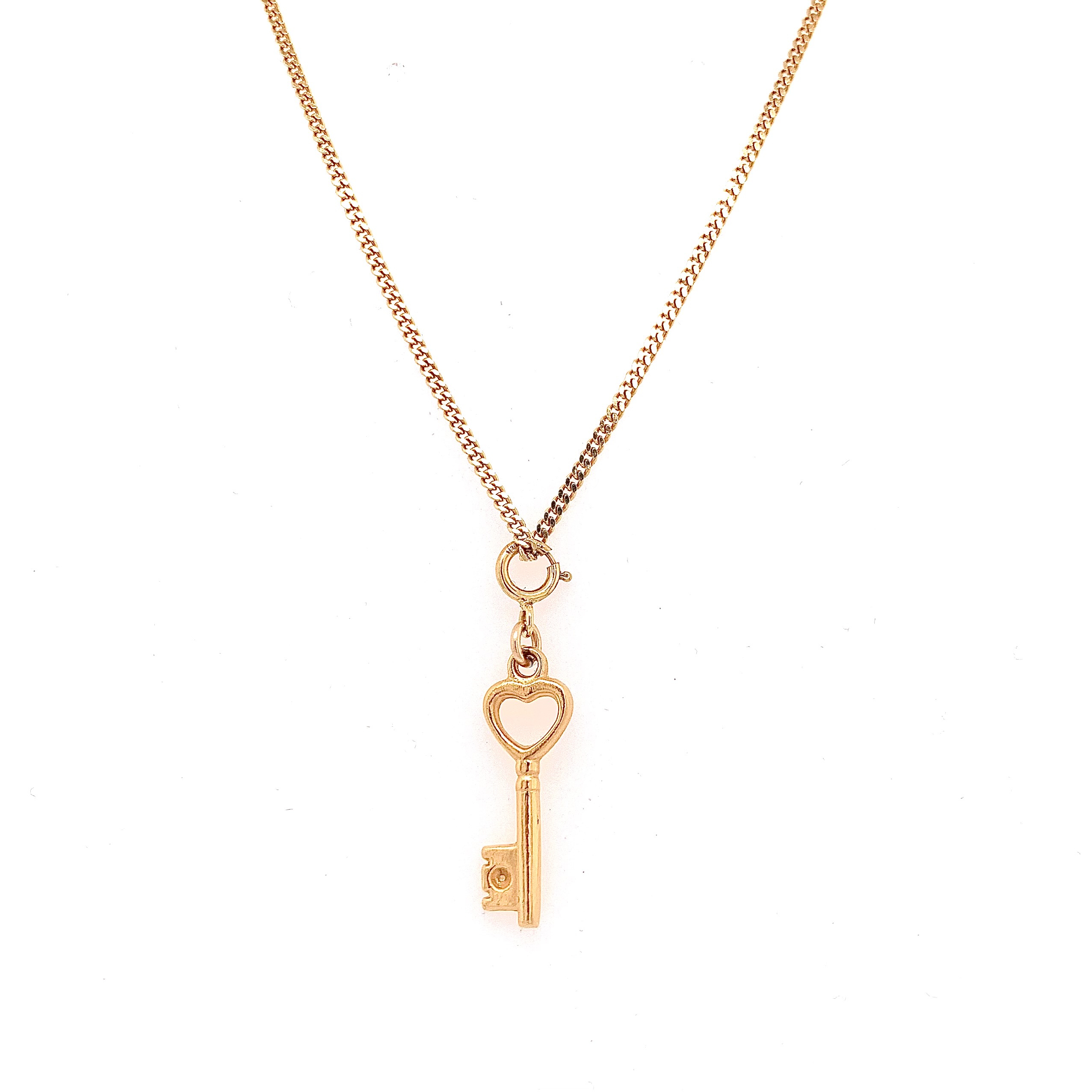 Key to My Heart Necklace Gold